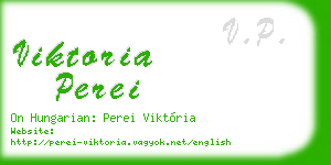 viktoria perei business card